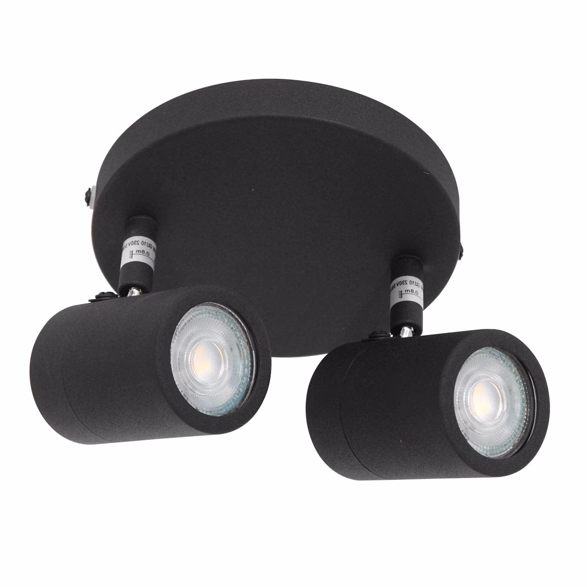 Badkamerspot, spot 2-lichts GU10 IP44, Upground LED, Steinhauer - Afbeelding 3
