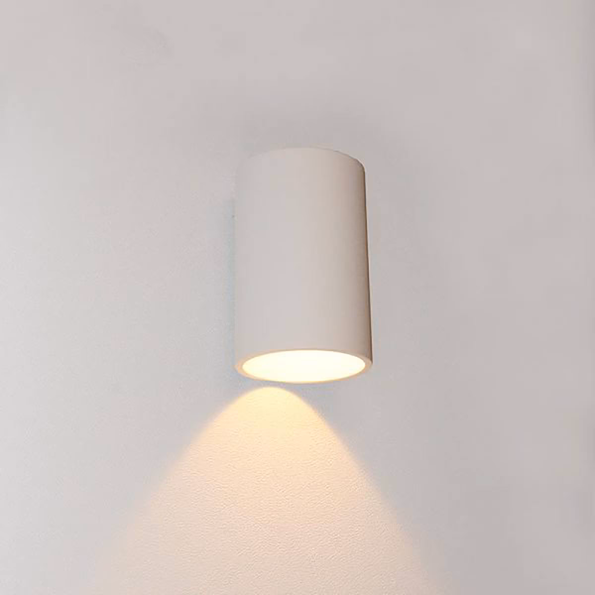 Wandlamp, badkamer of buiten muurlamp, wit “Brody1” Ø7,2cm 11 cm h., LED, IP54, ARTDELIGHT - Afbeelding 2