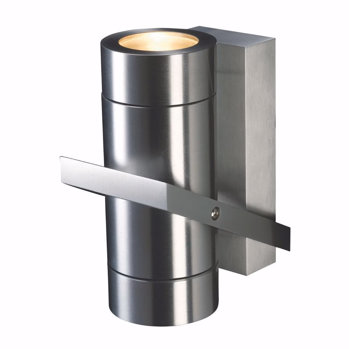 Wandlamp buiten/badkamer – wandspot up/down licht – IP54 – alu 2-lichts “Double” 16 -5cm, ARTDELIGHT - Afbeelding 2